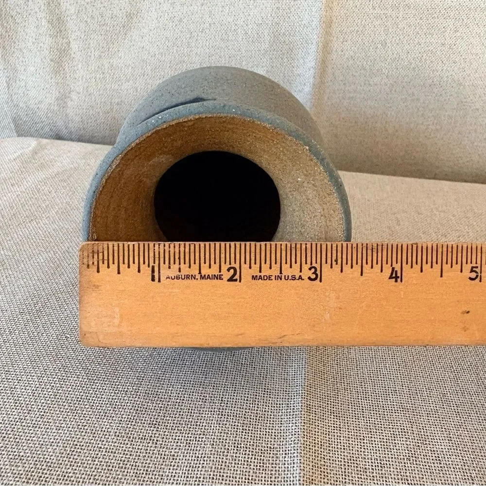 Vintage Handmade Dominican Republic Studio Pottery Vase Stoneware